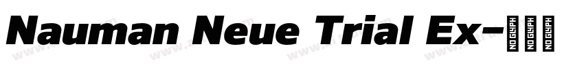 Nauman Neue Trial Ex字体转换